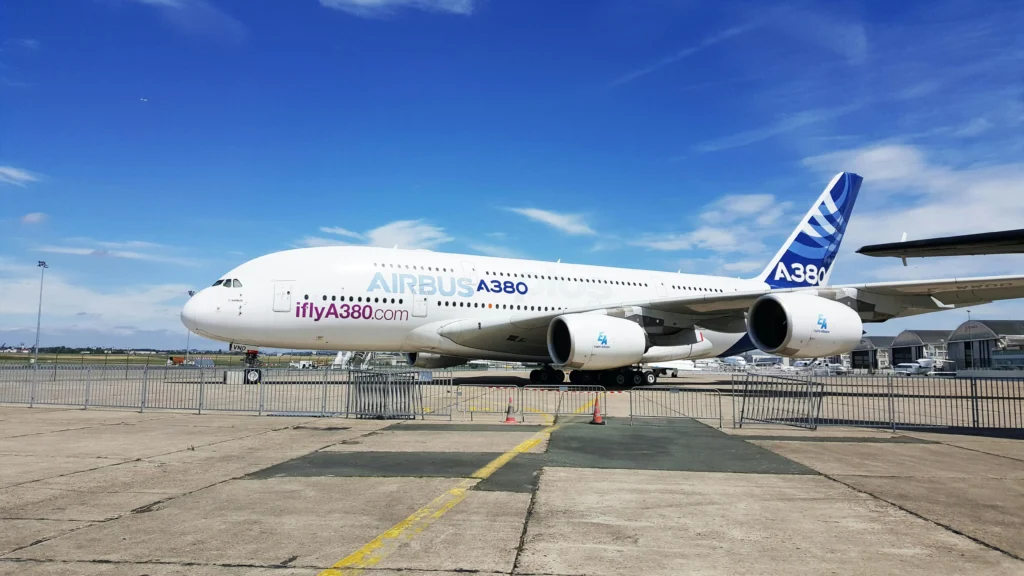 picture of an airplane at France airport